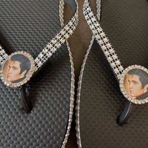 Elvis Presley flip flops
